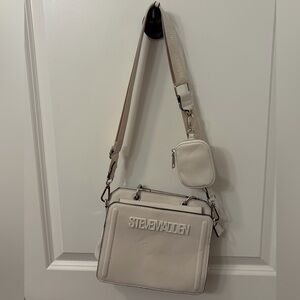 Steve Madden Ivory Crossbody with Pouch